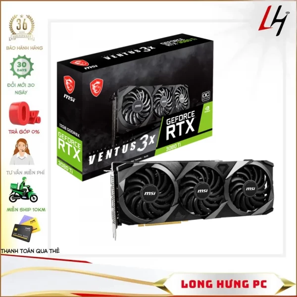 VGA MSI GeForce RTX 3080Ti VENTUS 3X 12G OC