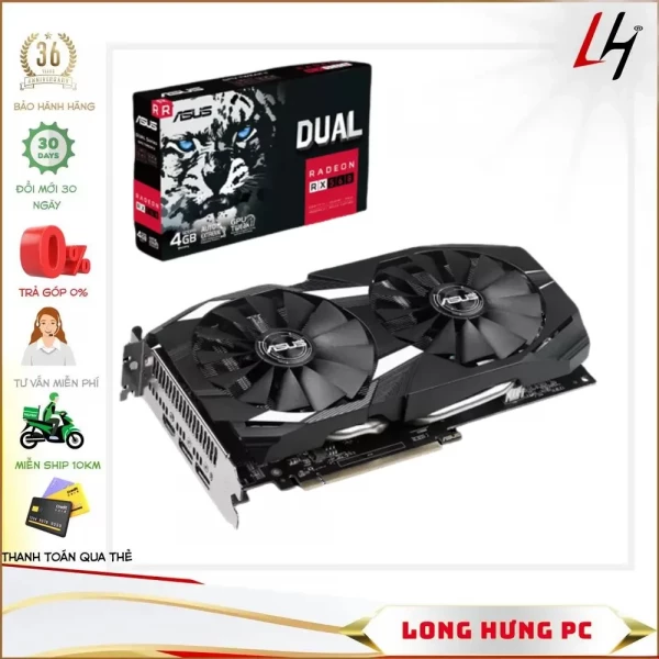 VGA Asus Dual RX 560 4GB Radeon GDDR5