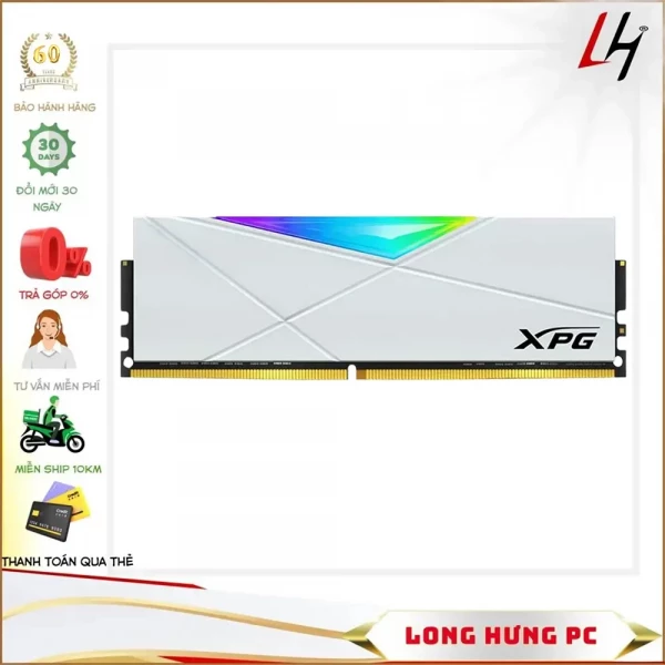 RAM ADATA XPG SPECTRIX D50 8GB DDR4 3200 White