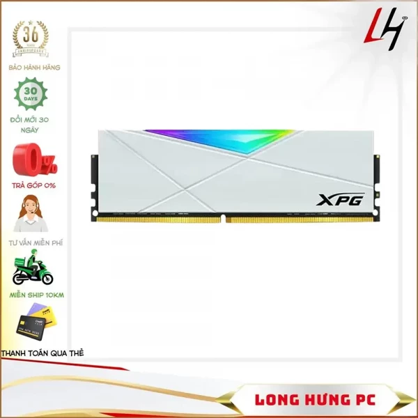 RAM Adata XPG D50 RGB 16GB DDR4 3200MHz - White