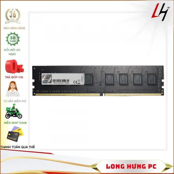 RAM GSKILL 4GB (1x4GB) DDR4 2400MHz