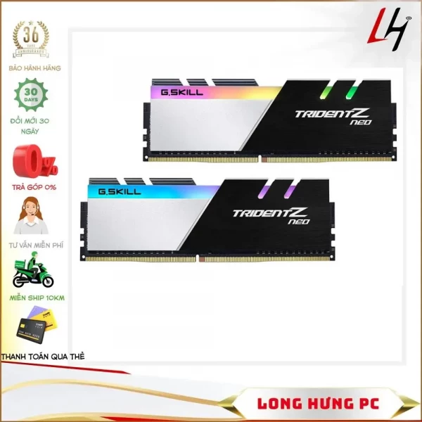 RAM G.SKILL TRIDENT Z NEO (2 x 8GB) DDR4 3200MHz (F4-3200C16D-16GTZN)