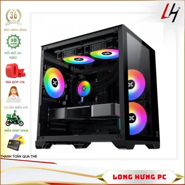 Máy tính chơi Game (i5 10400F/H510/16GB RAM/256GB SSD/GTX 1650/500W)