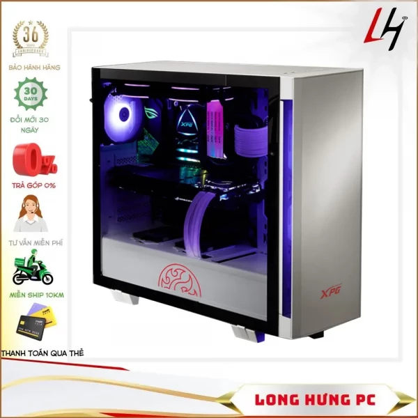 LHPC case đồ họa Z690 DDR5|  i9 13900K | 32G | RTX 3060ti | Tản nước RGB