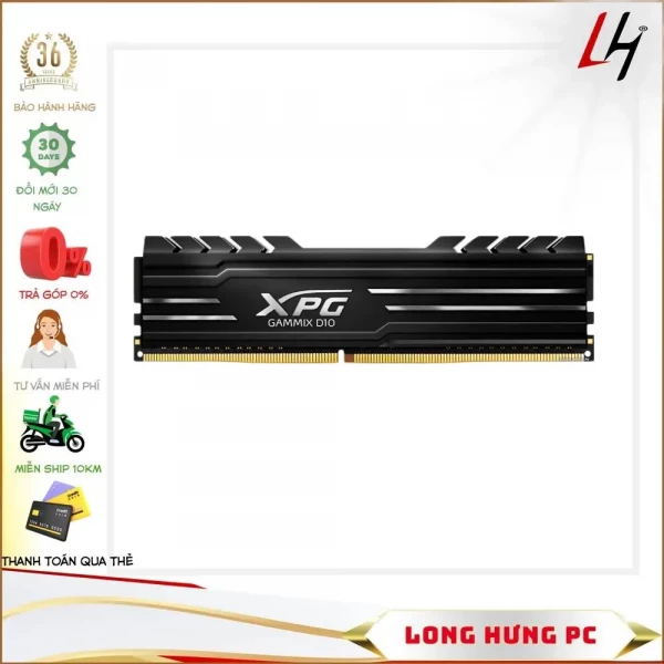 Ram  Adata XPG Gammix D10 - 16GB (1x16GB) DDR4 3200Mhz