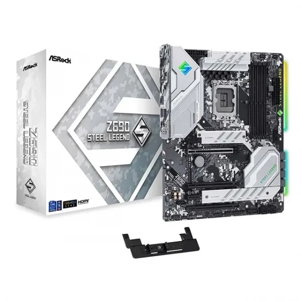 Main ASROCK Z690 STEEL LEGEND (Intel Z690, Socket 1700, ATX, 4 khe Ram DDR4)