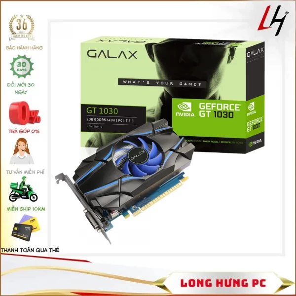 VGA GALAX GeForce® GT 1030