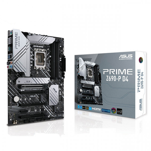 Main ASUS PRIME Z690-P D4 (Intel Z690, Socket 1700, ATX, 4 khe Ram DDR4)