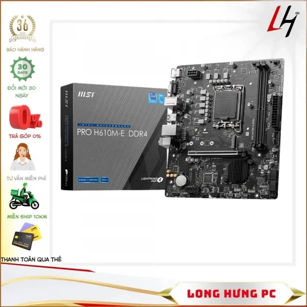Mainboard MSI Pro H610M-E DDR4