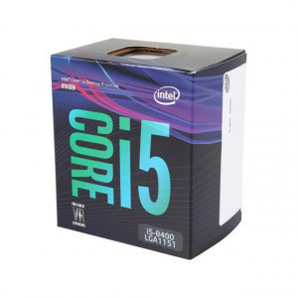CPU Intel Core i5 8400 cũ (2.8GHz Turbo Up To 4.0GHz, 6 nhân 6 luồng, 9MB Cache, Coffee Lake)
