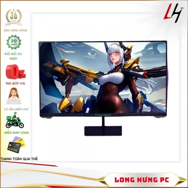 Màn hình máy tính Titan Army P27H2GC 27 inch FHD VA 180Hz 1ms