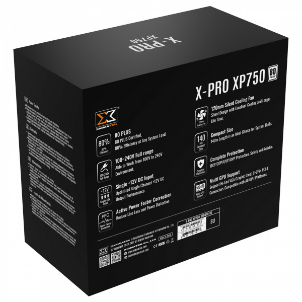 Nguồn XIGMATEK X-PRO XP750 (EN41013) 80PLUS WHITE