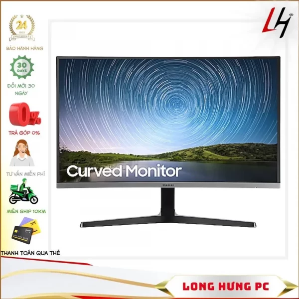 Màn hình Samsung LC27R500FHEXXV (27inch | FHD | VA | 60Hz | Curved)