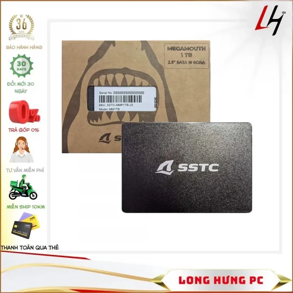 Ổ SSD 1TB SSTC Megamouth Sata III