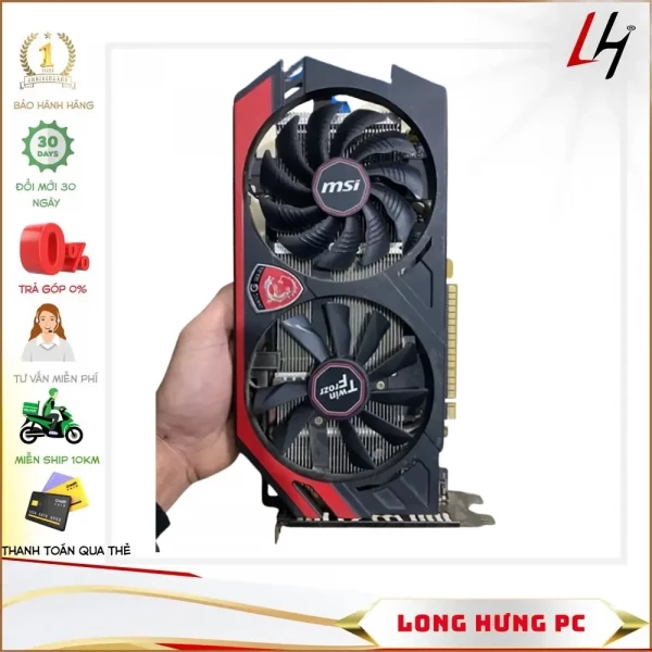 VGA MSI GTX 960 2GB 2nd - Hiệu suất vượt trội, chơi game mượt mà