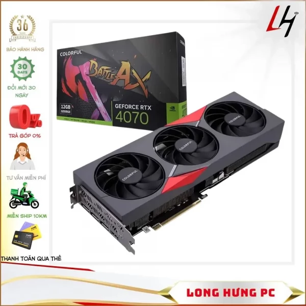 VGA Colorful GeForce RTX 4070 NB EX-V 12GB DDR6X