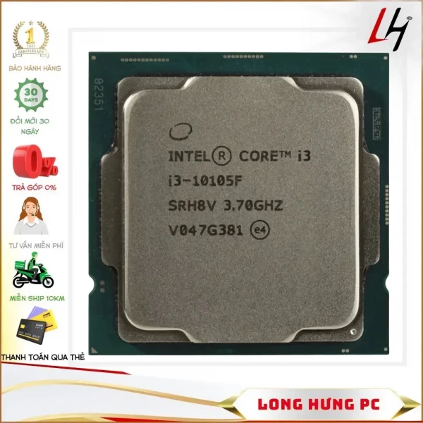 CPU Intel Core i3 10105F cũ