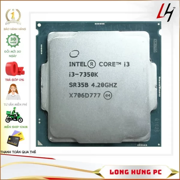 CPU intel core i3 7350K cũ