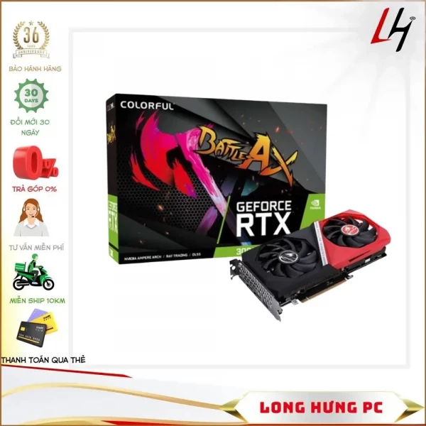  VGA Colorful GeForce RTX 3060 NB DUO 12GB V2 L-V