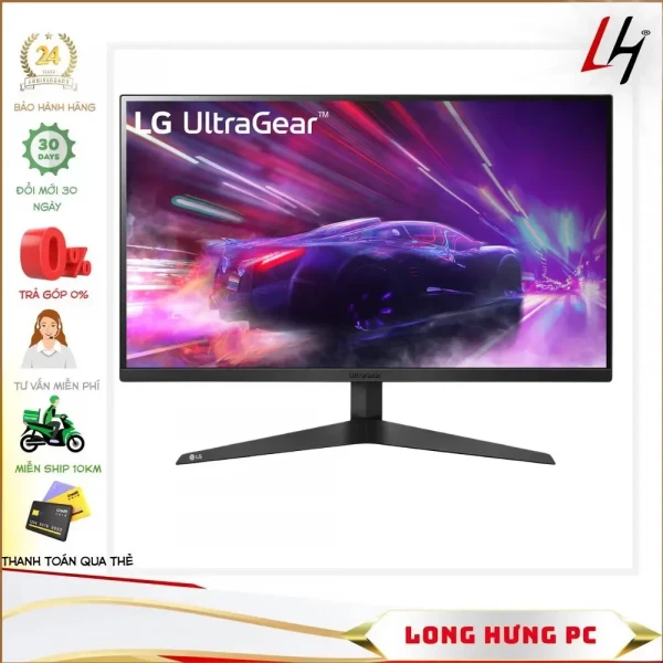 Màn Hình Gaming LG UltraGear 24GQ50F-B (23.8 inch - FHD - VA - 165Hz - 1ms - FreeSync)