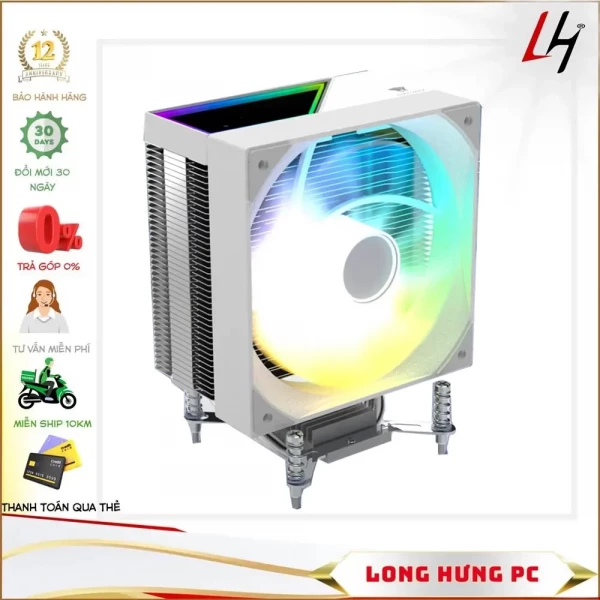 Tản Nhiệt Khí Jungle Leopard KF-400 RGB White