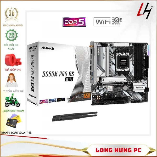 Mainboard Asrock B650M Pro RS Wifi DDR5