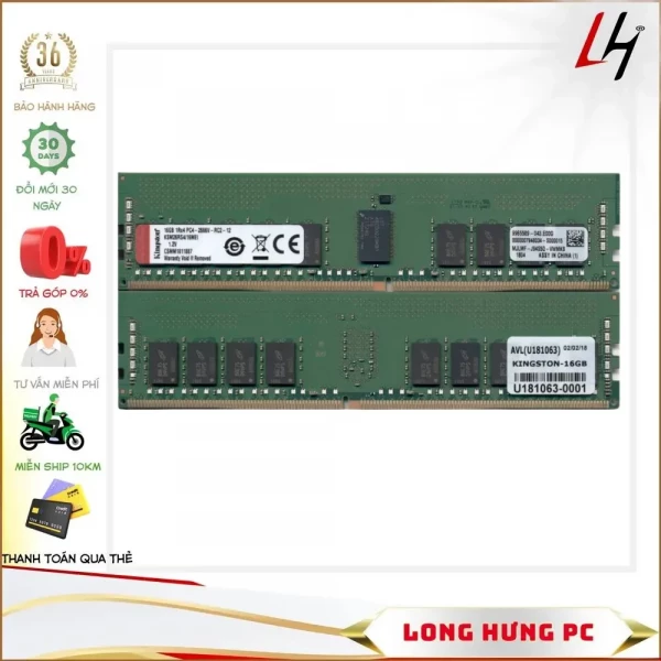 Ram Kingston 16GB DDR4 2666MHz ECC UNBUFFER