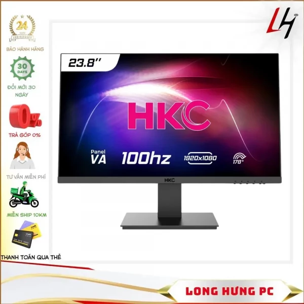 Màn hình HKC MB24V13 (23.8 inch/FHD/VA/75Hz/4ms/250 nits/HDMI+VGA)