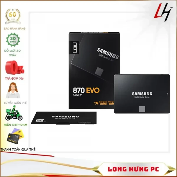 Ổ cứng SSD Samsung 870 EVO 1TB 2.5