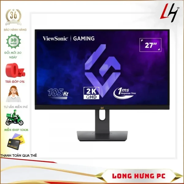 Màn Hình Gaming ViewSonic VX2758A-2K-PRO-2 (27 inch - 185Hz - IPS - 2K - 1ms)