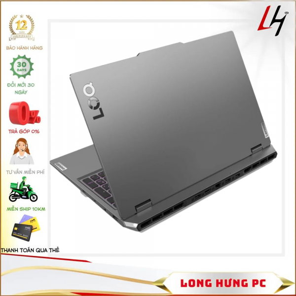 Laptop Lenovo LOQ 15IAX9 83GS000JVN RTX 3050 6GB ( | Core i5-12450HX /16GB | 512GB | RTX 3050 6GB/15.6 inch FHD | Win 11 | Xám)_FV