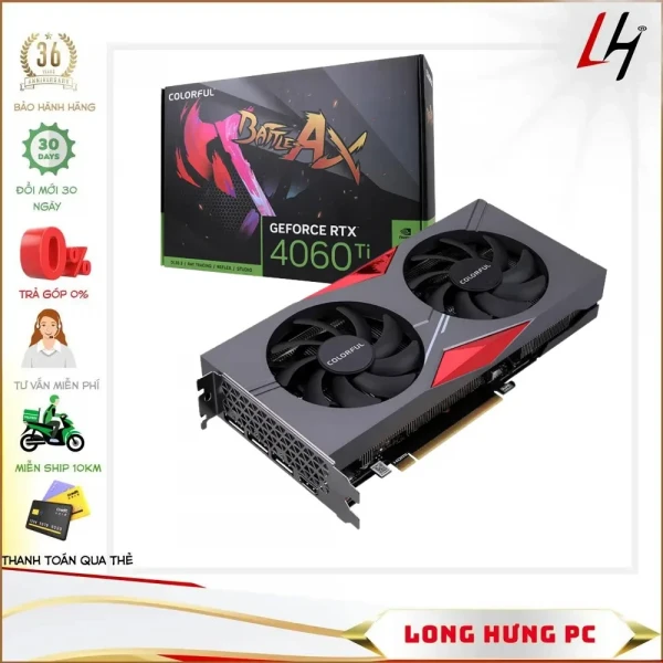 VGA Colorful GeForce RTX 4060 Ti NB DUO 16GB-V