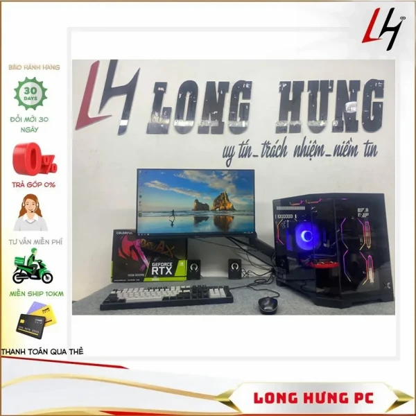 PC gaming 20: Core i5 13400F, Ram 32G, VGA 3060 12G