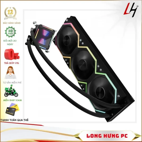 Tản nhiệt nước Jungle Leopard Astroshel 360 Đen