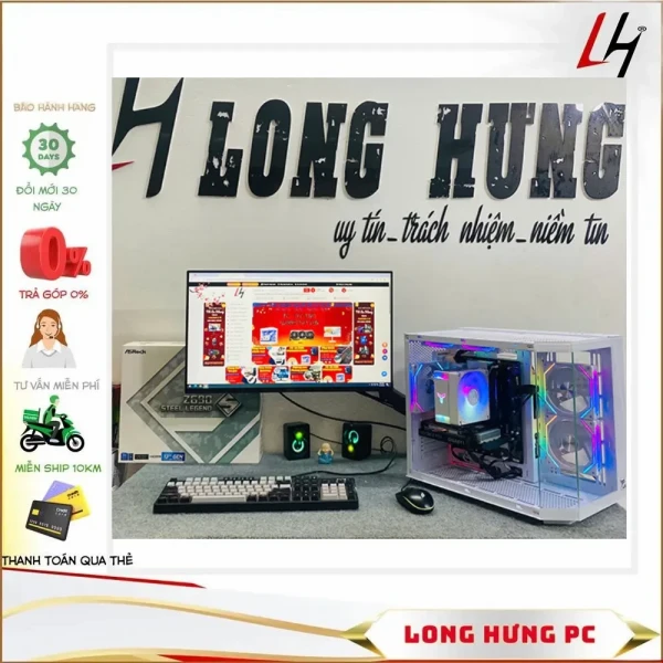 PC gaming 27: Core i5 14400, Ram 16G, VGA 3050 8G