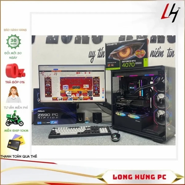 PC gaming 28: Core i5 14600KF, Ram 32G, VGA 4070 super 12G