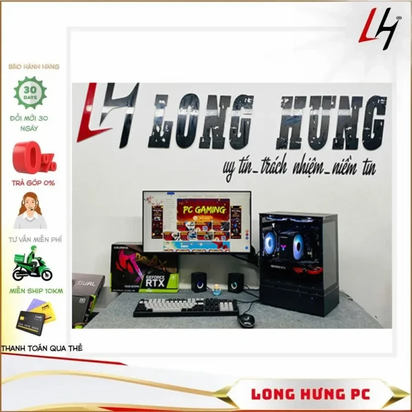 PC gaming 29: Core i5 13400F, Ram 32G, VGA 3060 12G (vỏ MK100)