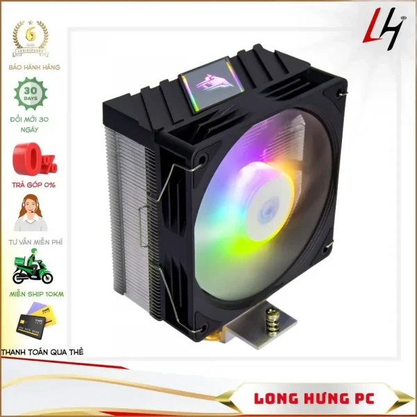 Tản Leopard K400 đen