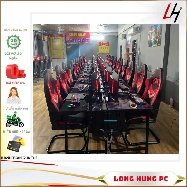 Lắp đặt phòng net 40 máy