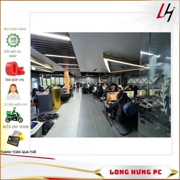 Lắp đặt phòng net 100 máy