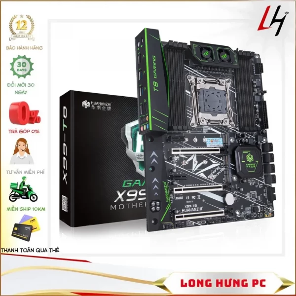 Main HUANANZHI X99 F8 (Intel X99, LGA 2011-3, ATX, 8 Khe Cắm Ram DDR4)