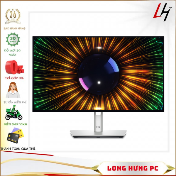 Màn Hình Dell UltraSharp U2424H (23.8 inch - FHD - IPS - 120Hz - 5ms - DRR - TMDS - USB TypeC)