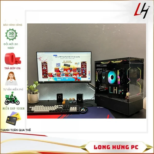 PC gaming 33: Core i5 13400F, Ram 32G, VGA 5060 8g