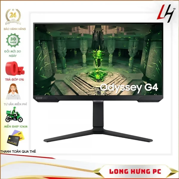 Màn hình Gaming Samsung LS25BG400EEXXV (25 inch/FHD/IPS/240Hz/1ms/400 nits/HDMI+DP+Audio/Gsync)