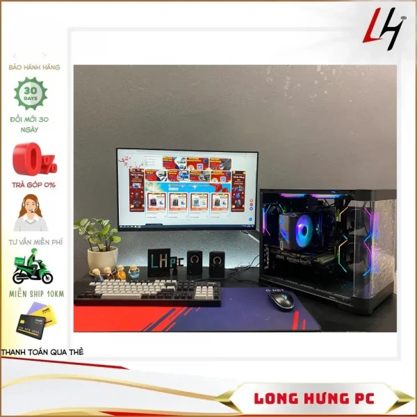 PC gaming 35: Core i5 13400F, Ram 32G, VGA 2060super