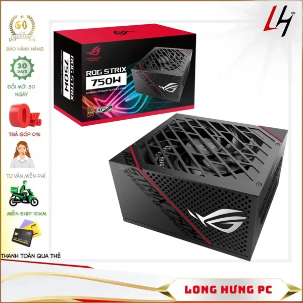 Nguồn ASUS ROG STRIX 750W (80 Plus Gold/Full Modular)