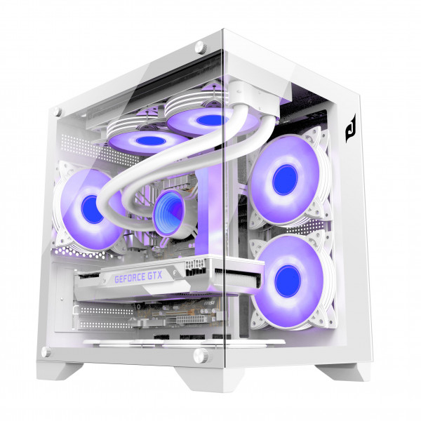 Vỏ Case Edra ECS1503 White ( Matx, Case Bể Cá)