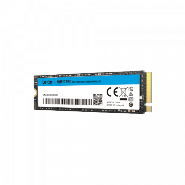 Ổ cứng SSD Lexar NM610 PRO 500GB M.2 2280 PCIe 3.0x4 - (LNM610P500G-RNNNG)