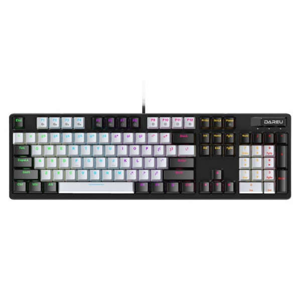 Bàn phím cơ DareU EK1280x Black Grey Optical switch