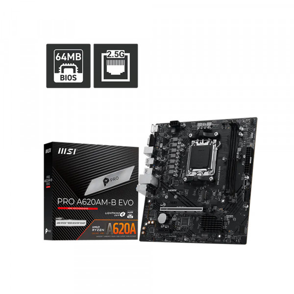 Mainboard MSI PRO A620AM-B EVO DDR5